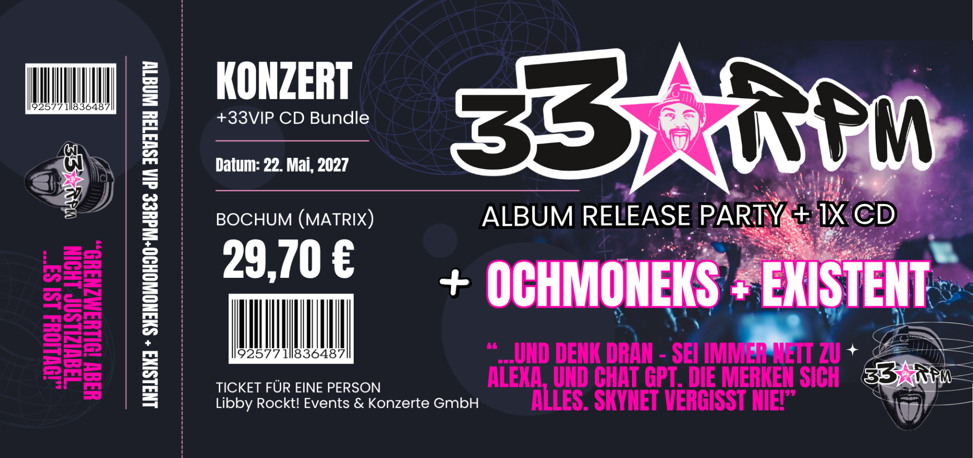 'GRENZWERTIG ' - Bochum 22.05.2027 – Ticket