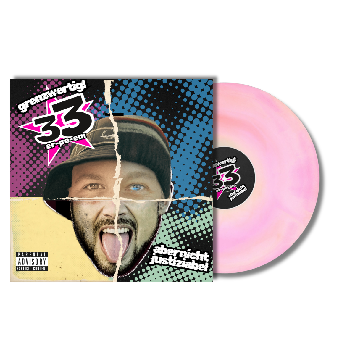 'GRENZWERTIG, ABER NICHT JUSTIZIABEL' Vinyl Pink